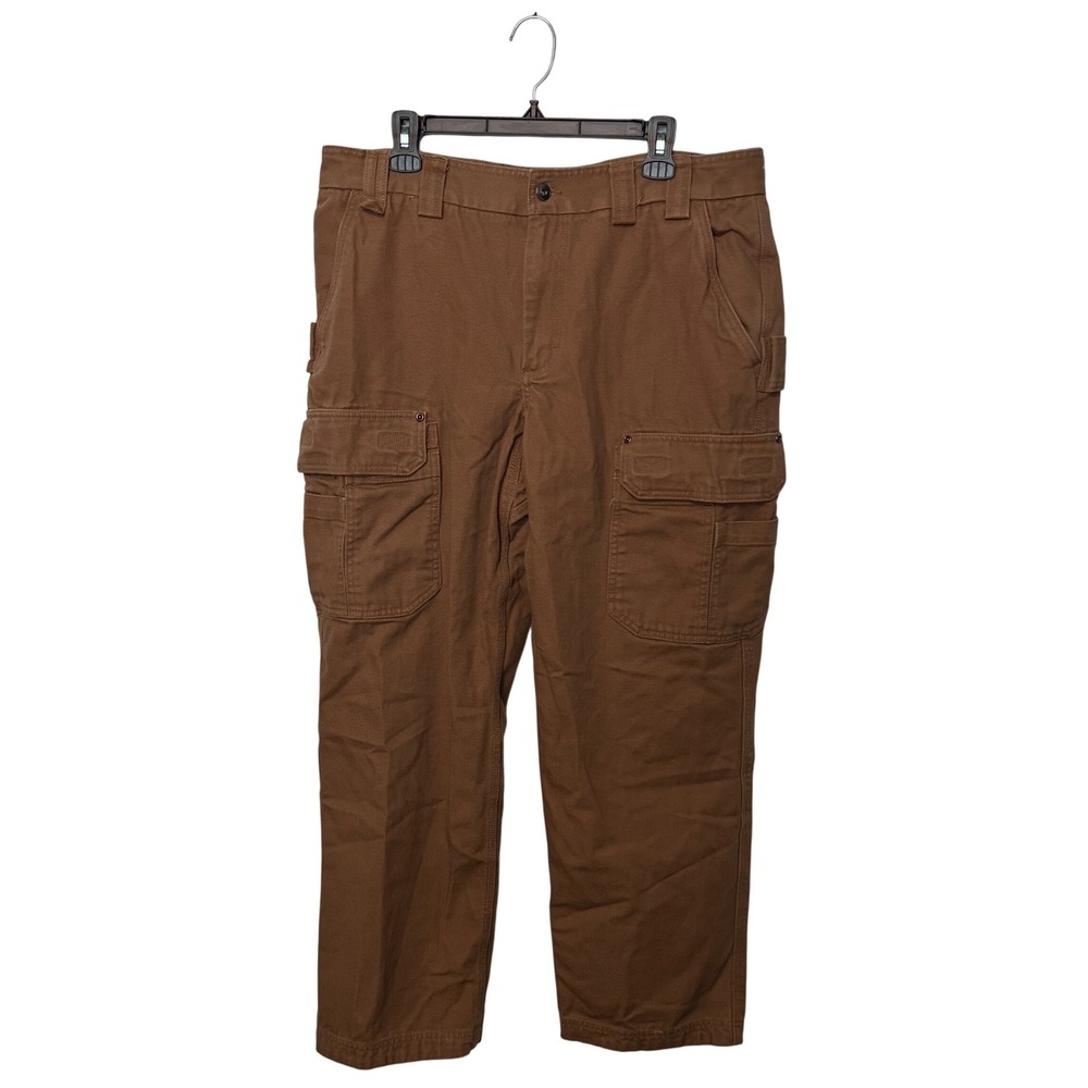 Men's Brown Cargo Pants - Durable Utility Trousers